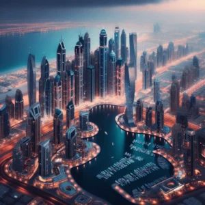Dubai skyline ai image - dubai property expert
