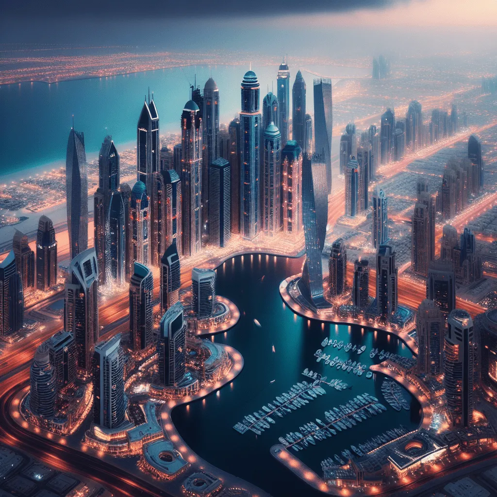 Dubai skyline ai image - dubai property expert